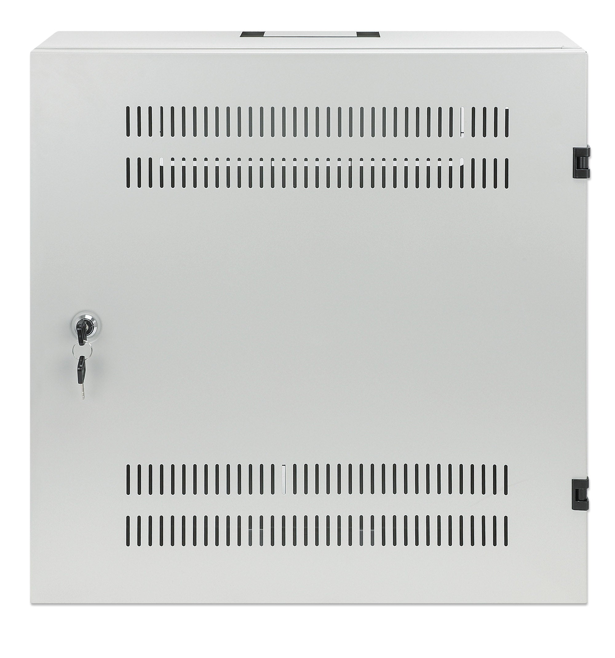 Intellinet Low-Profile 19" wall-mount cabinet, 4U horizontal + 2U vertical rails, grey — view 3
