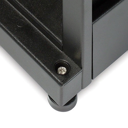 Dell NetShelter SX 42U 600 mm × 1070 mm server rack enclosure with sides, black — view 3