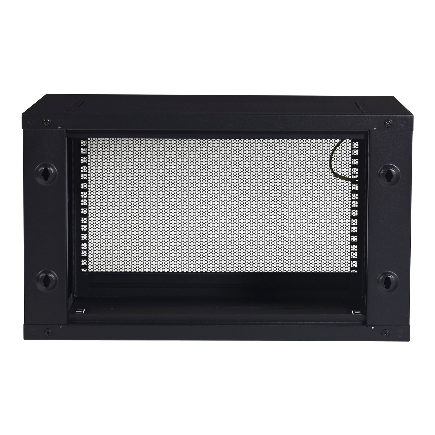 APC NetShelter WX 6U wall-mount cabinet, switch depth, perforated door, unassembled, black — view 2
