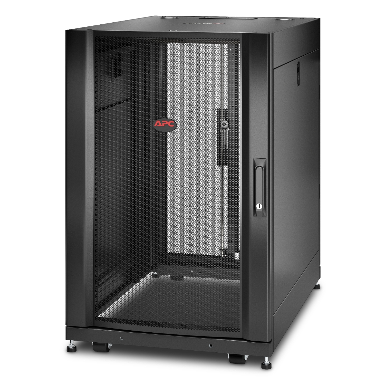APC NetShelter SX 18U 600 mm × 900 mm server rack enclosure, with sides, black — view 2