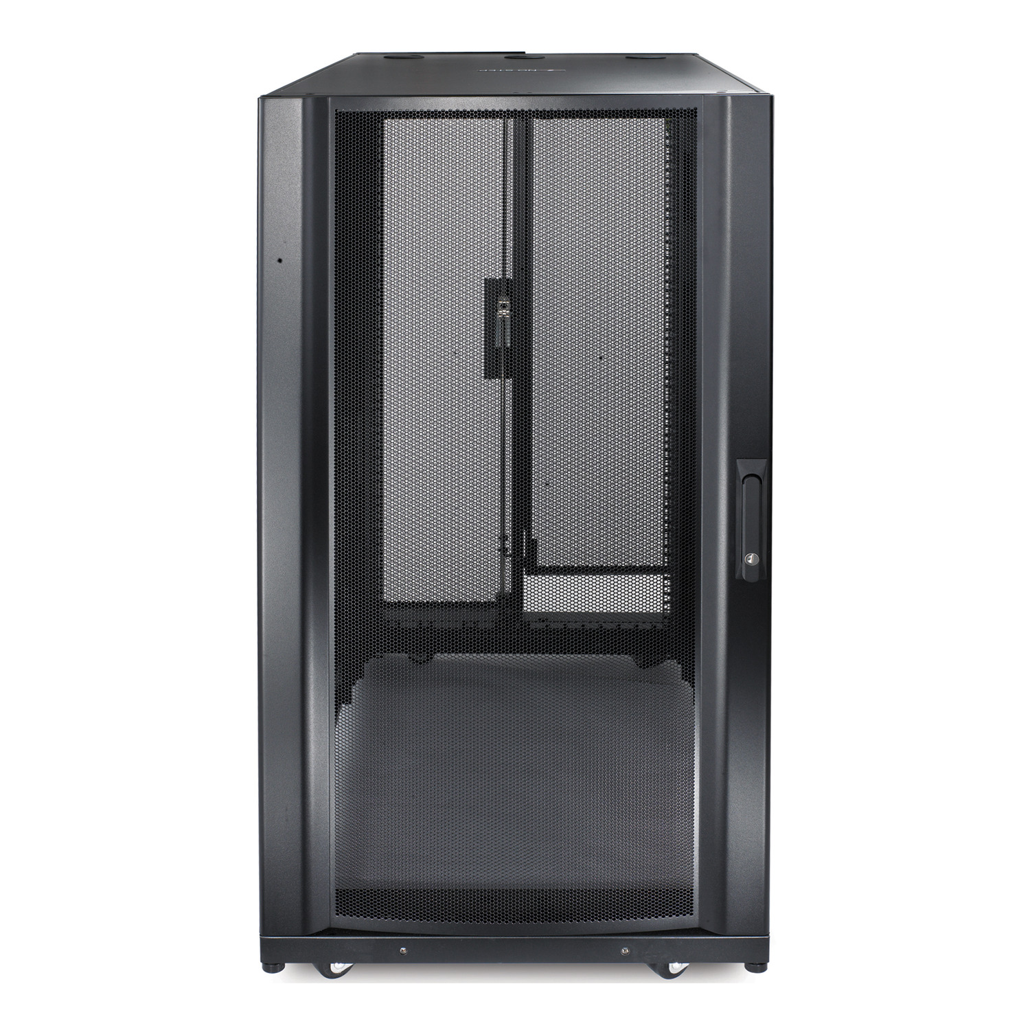 APC NetShelter SX 24U 600 mm × 1070 mm server rack enclosure, with sides, black — view 2
