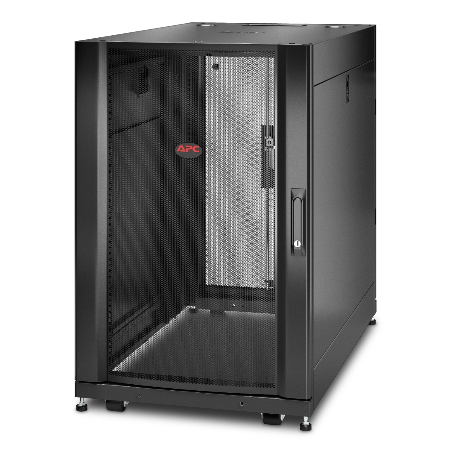 APC NetShelter SX 18U 600 mm × 1070 mm server rack enclosure, with sides, black — view 2