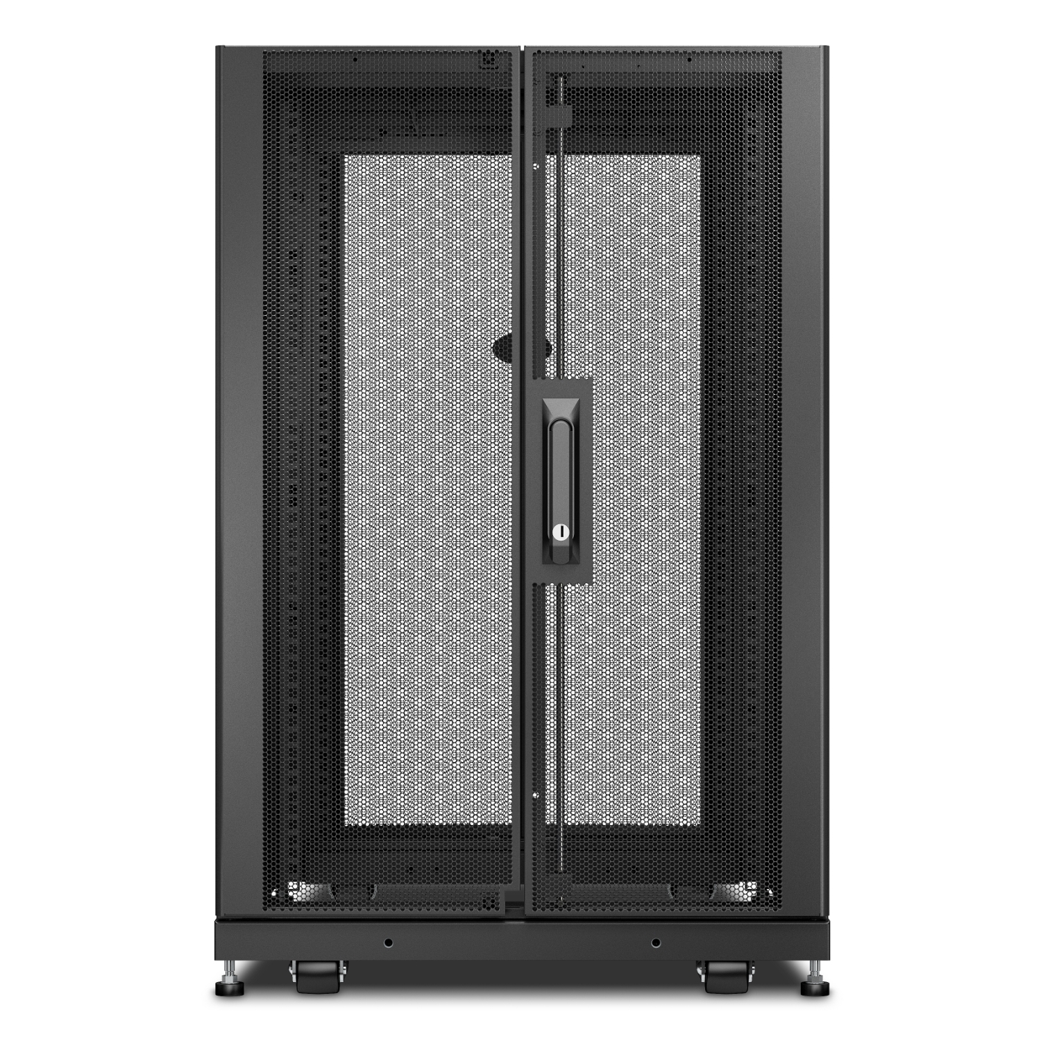 APC NetShelter SX 18U 600 mm × 1070 mm server rack enclosure, with sides, black — view 3