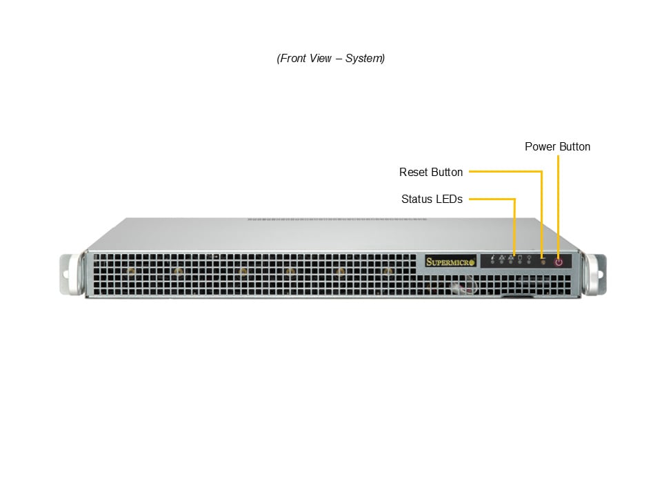 Supermicro AS-1015A-MT — front view
