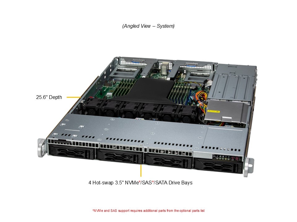 Supermicro AS-1015CS-TNR — angle view