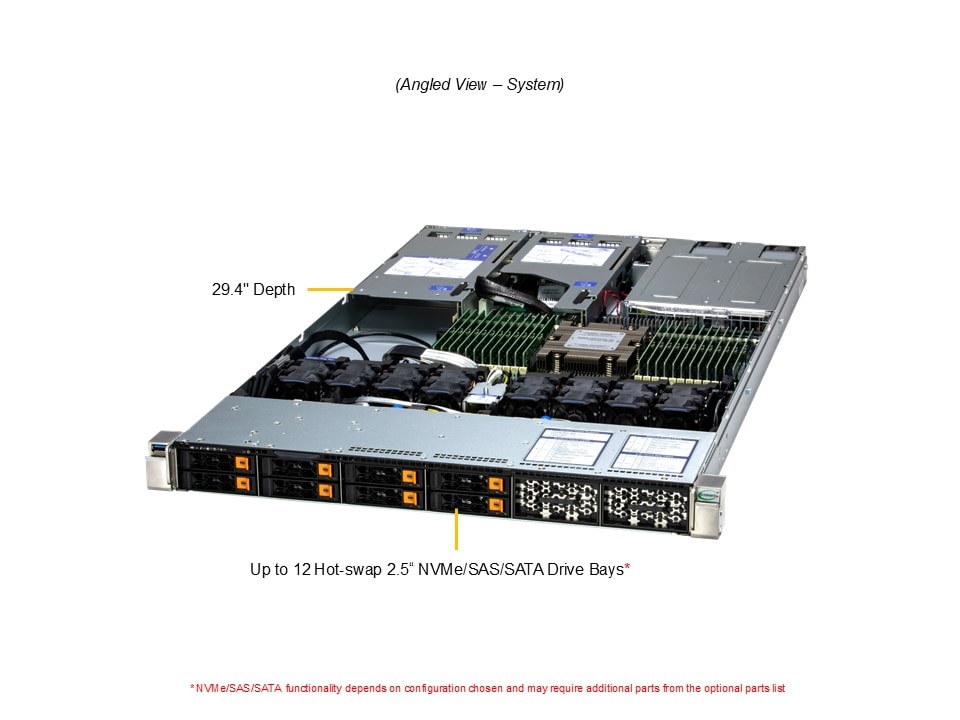 Supermicro AS-1115HS-TNR — angle view