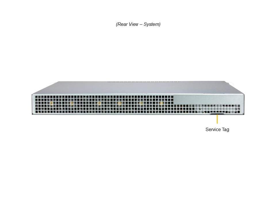 Supermicro AS-1115S-FWTRT — rear view