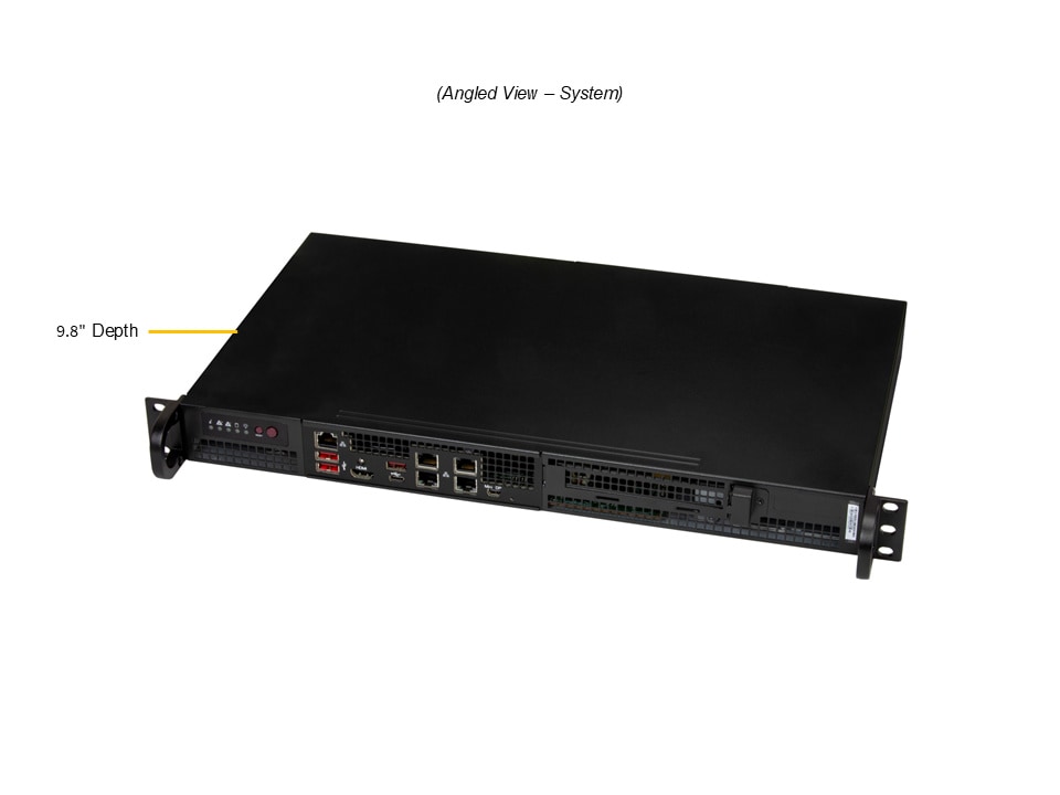 Supermicro AS-1116R-FN4 — angle view
