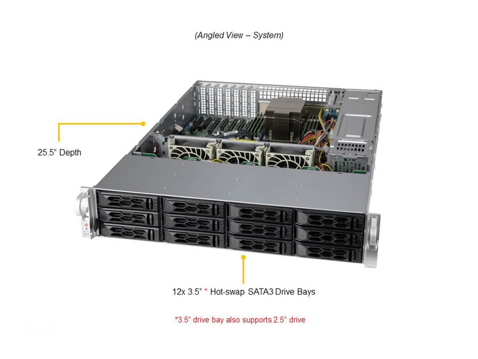 Supermicro AS-2014S-TR — angle view