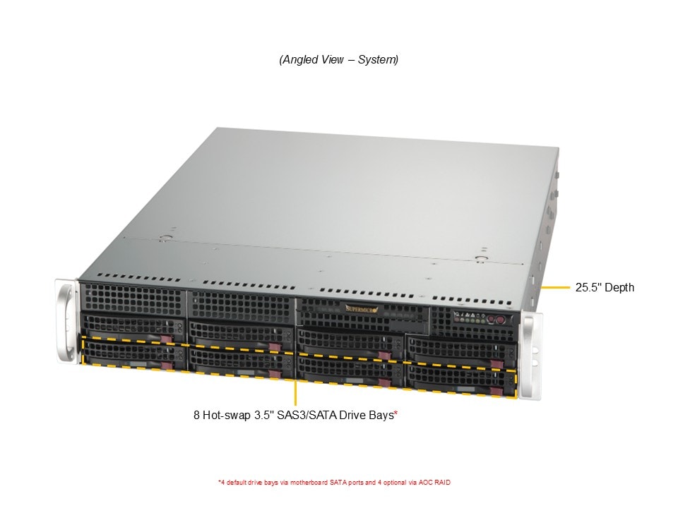 Supermicro AS-2015A-TR — angle view