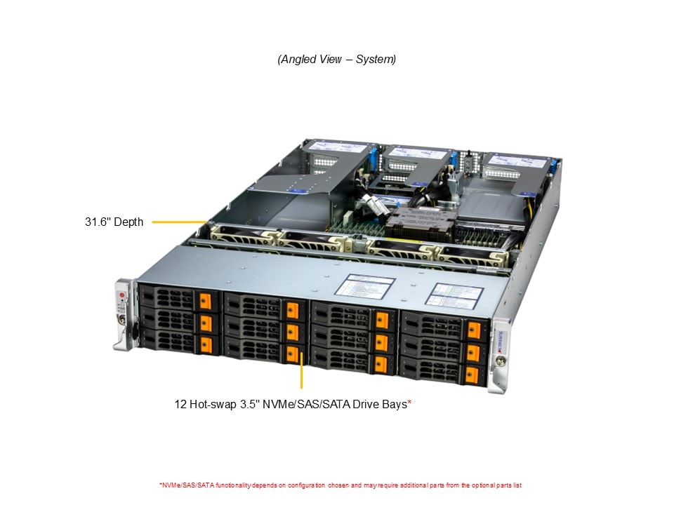 Supermicro AS-2015HS-TNR — angle view