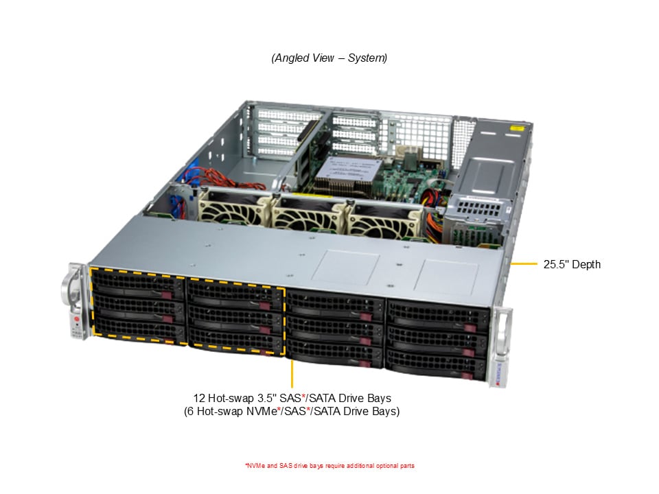 Supermicro AS-2015SV-WTNRT — angle view