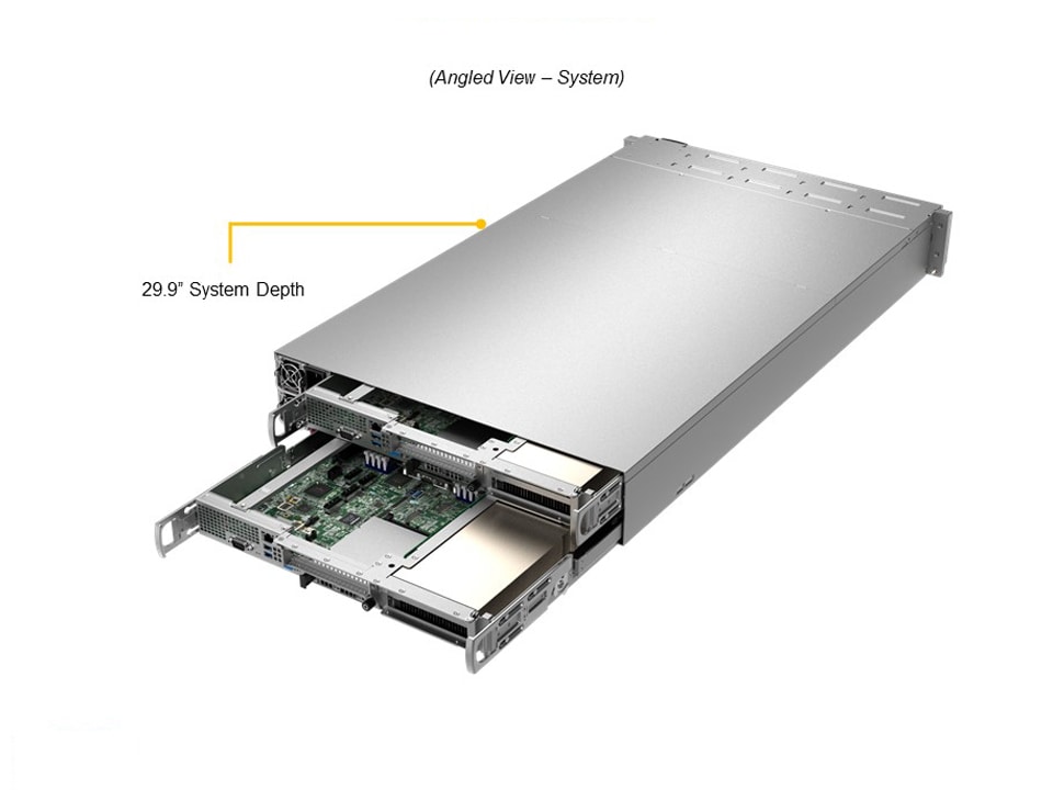 Supermicro AS-2114GT-DPNR — angle view