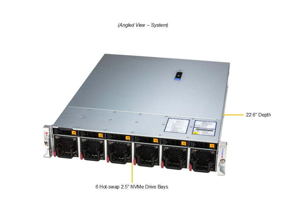 Supermicro AS-2115HE-TNR — angle view