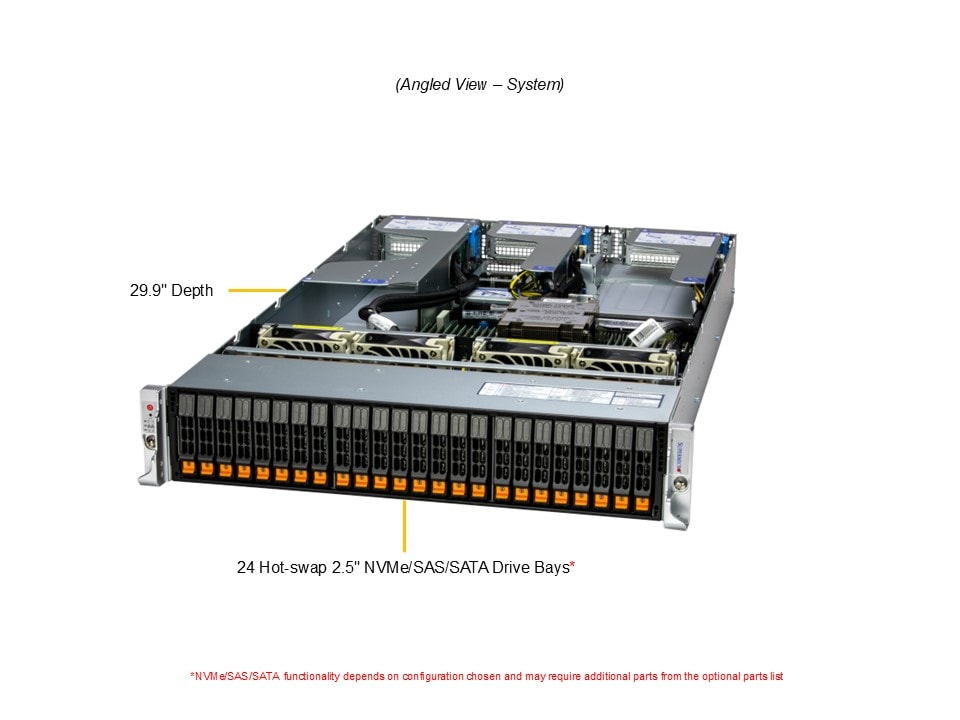 Supermicro AS-2115HS-TNR — angle view