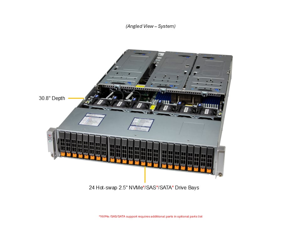 Supermicro AS-2116CS-TN — angle view