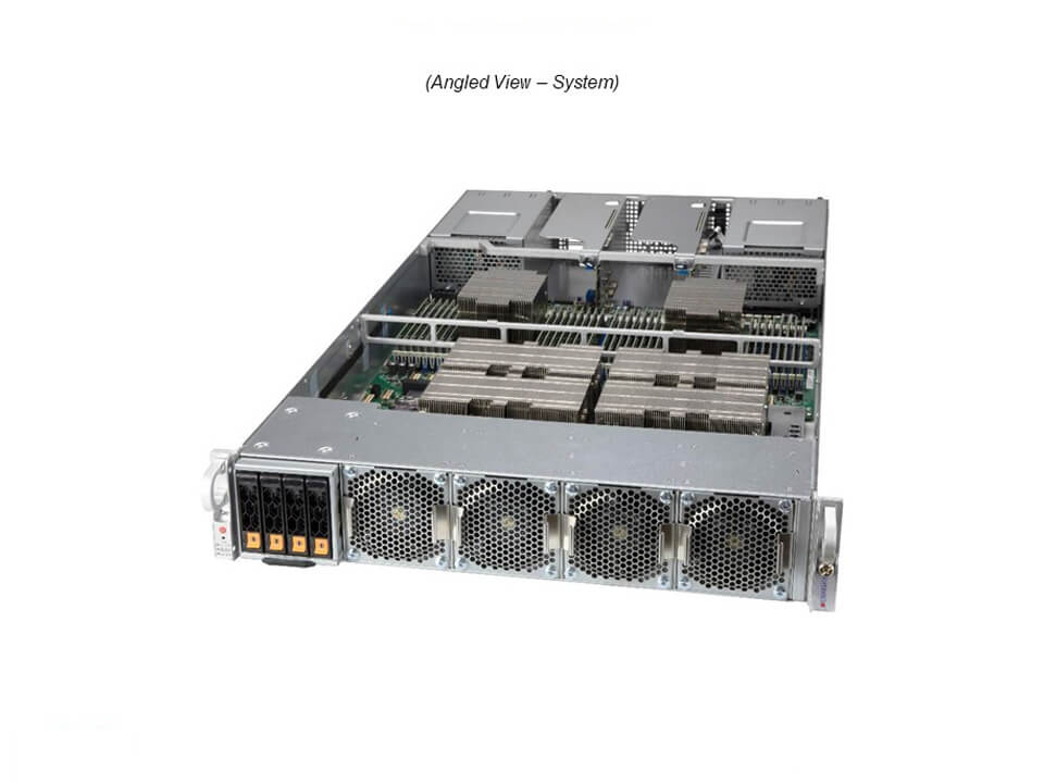 Supermicro AS-2124GQ-NART+ — angle view