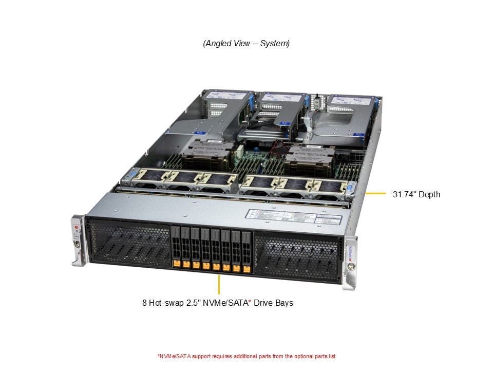 Supermicro AS-2126HS-TN — angle view