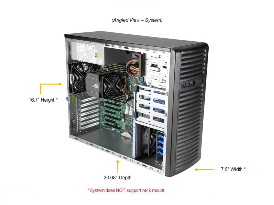 Supermicro AS-3014TS-I — angle view