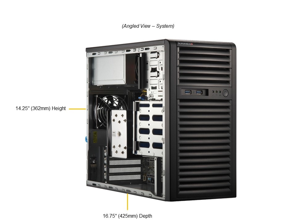 Supermicro AS-3015A-I — angle view