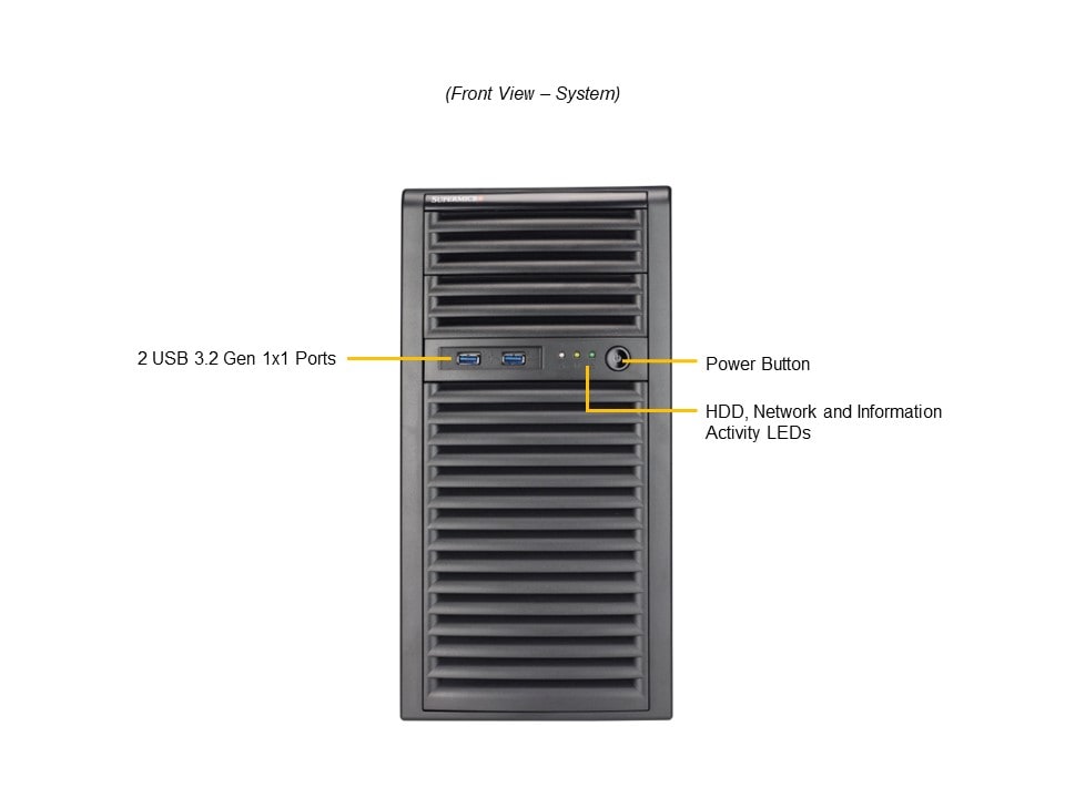 Supermicro AS-3015A-I — front view