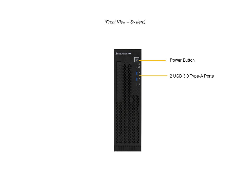 Supermicro AS-3015TR-I4 — front view