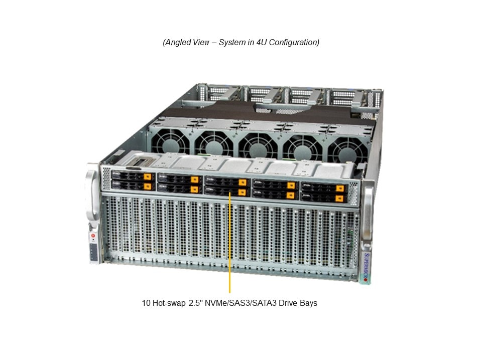Supermicro AS-4124GQ-TNMI — angle view