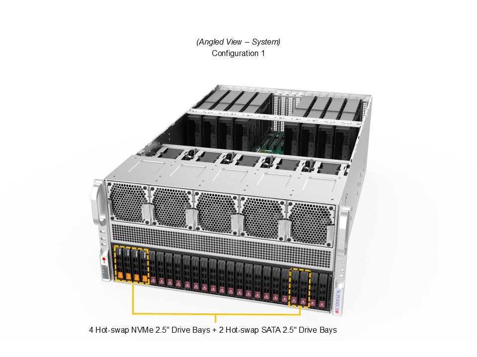Supermicro AS-5126GS-TNRT — angle view
