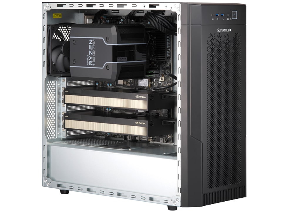 Supermicro Mid-Tower SuperWorkstation Server AS-531AW-TC