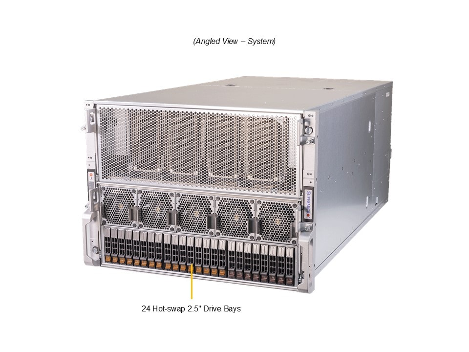 Supermicro AS-8125GS-TNHR — angle view