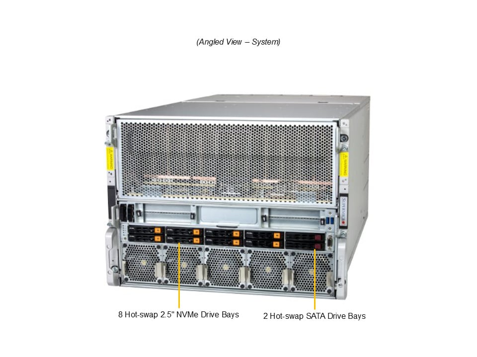 Supermicro AS-8126GS-TNMR — angle view