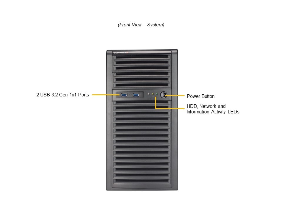 Supermicro AS-C531I-11172U — front view