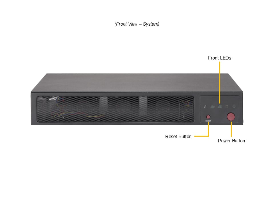 Supermicro AS-E300-14GR — front view