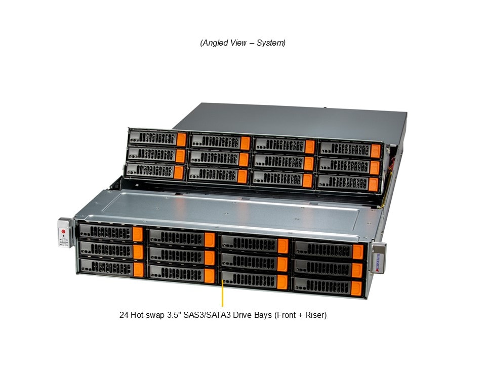 Supermicro ASG-2015S-E1CR24H — angle view