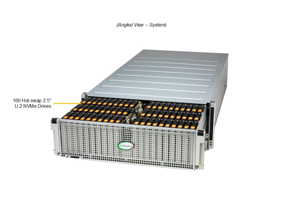 Supermicro ASG-4116S-NU160R — angle view