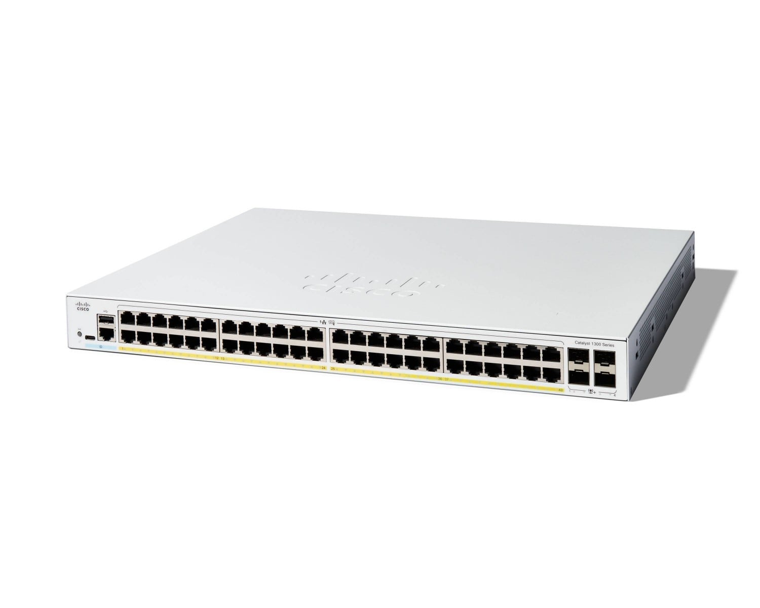 Cisco Catalyst 1300 48-port Gigabit PoE+ switch, 4x 10G SFP+ uplinks