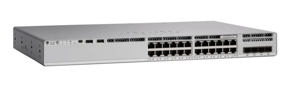 Cisco Catalyst 9200 24-port Gigabit PoE+ switch, modular uplinks, Network Advantage — view 3