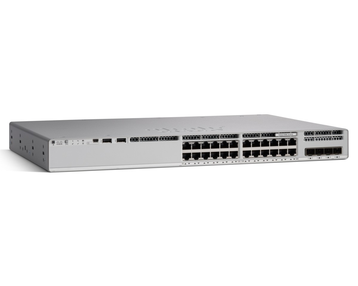 Cisco Catalyst 9200 24-port Gigabit switch, modular uplinks, Network Essentials — view 2