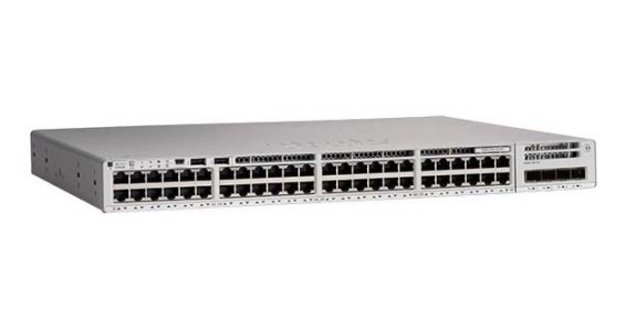 Cisco Catalyst 9200 48-port Gigabit PoE+ switch, modular uplinks, Network Advantage — view 3