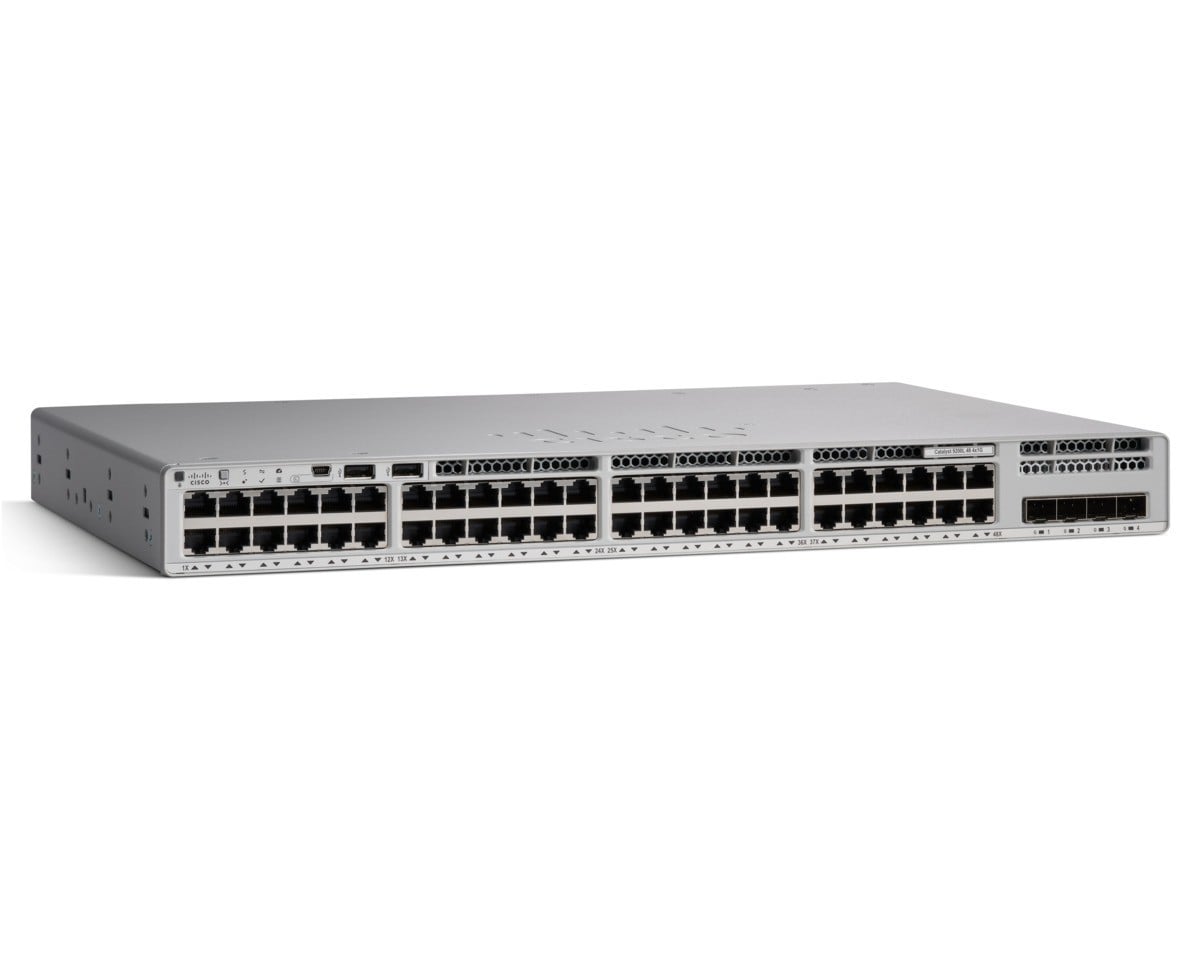 Cisco Catalyst 9200 48-port Gigabit switch, modular uplinks, Network Advantage — view 2