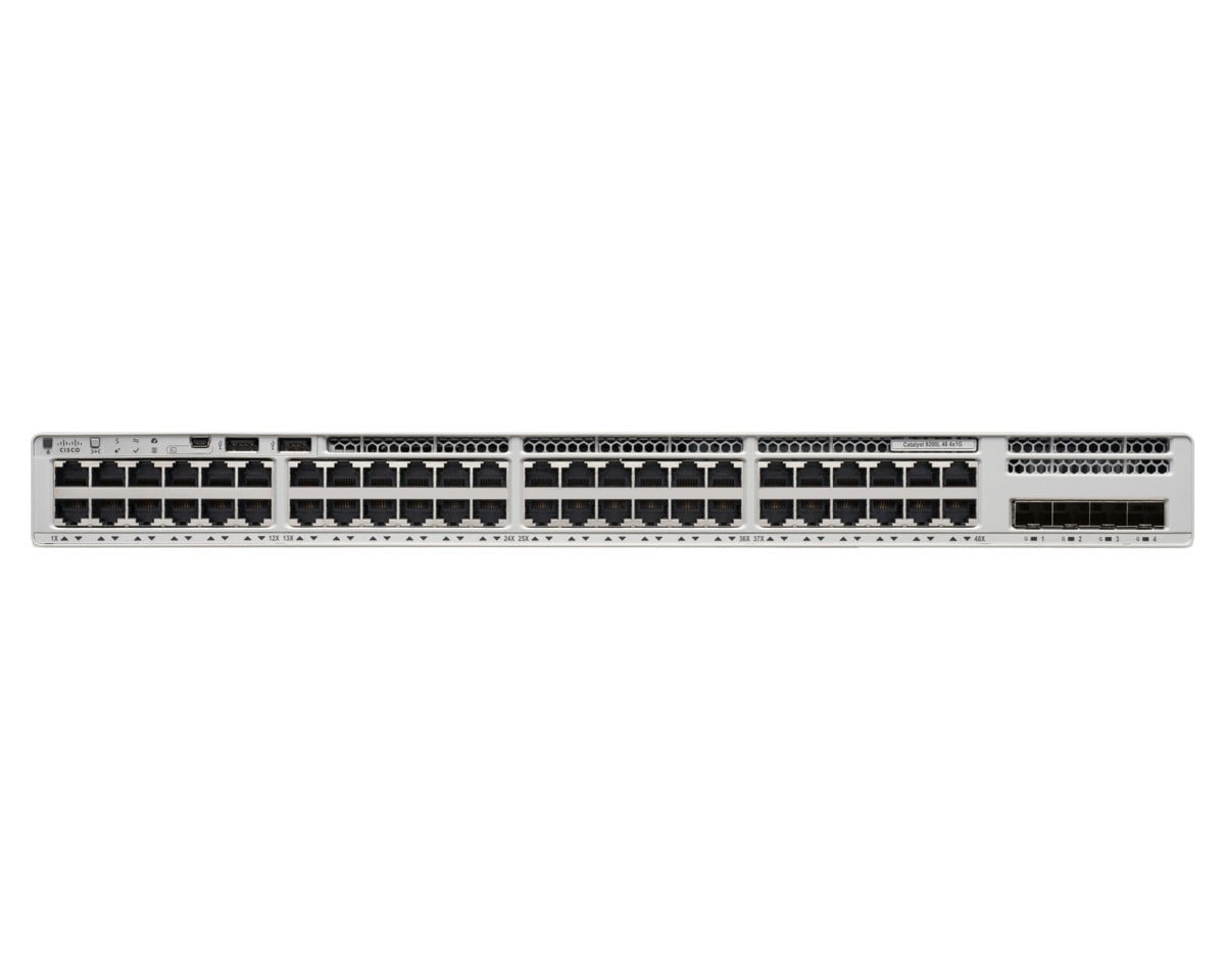 Cisco Catalyst 9200 48-port Gigabit switch, modular uplinks, Network Essentials