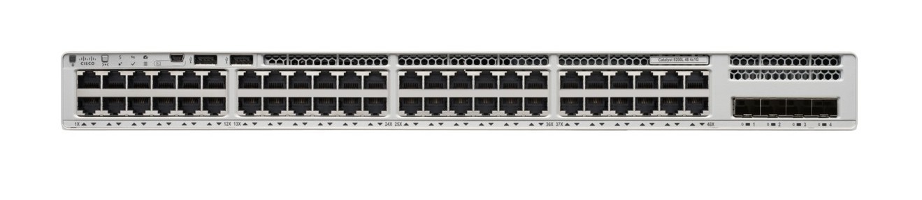 Cisco Catalyst 9200L 48-port Gigabit PoE+ switch, 4x 1G SFP uplinks, Network Essentials — view 2