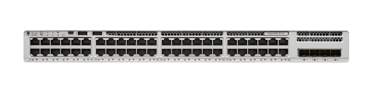 Cisco Catalyst 9200L 48-port Gigabit switch, 4x 1G SFP uplinks, Network Advantage