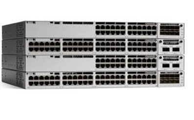 Cisco Catalyst 9300 24-port Gigabit UPOE switch, modular uplinks, Network Essentials — view 2