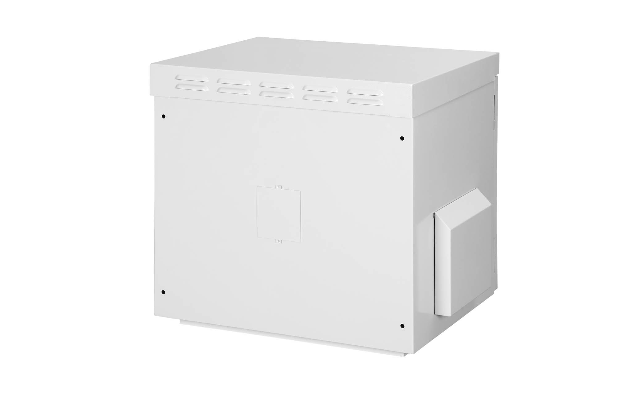 DIGITUS Outdoor IP55 9U 19" wall-mount cabinet, 600 × 450 mm (W × D), grey — view 2