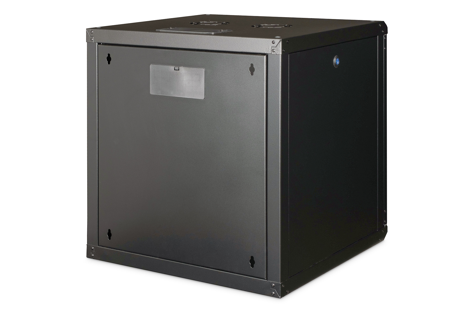 DIGITUS Unique 12U 19" wall-mount cabinet, 600 × 600 mm (W × D), black — view 2