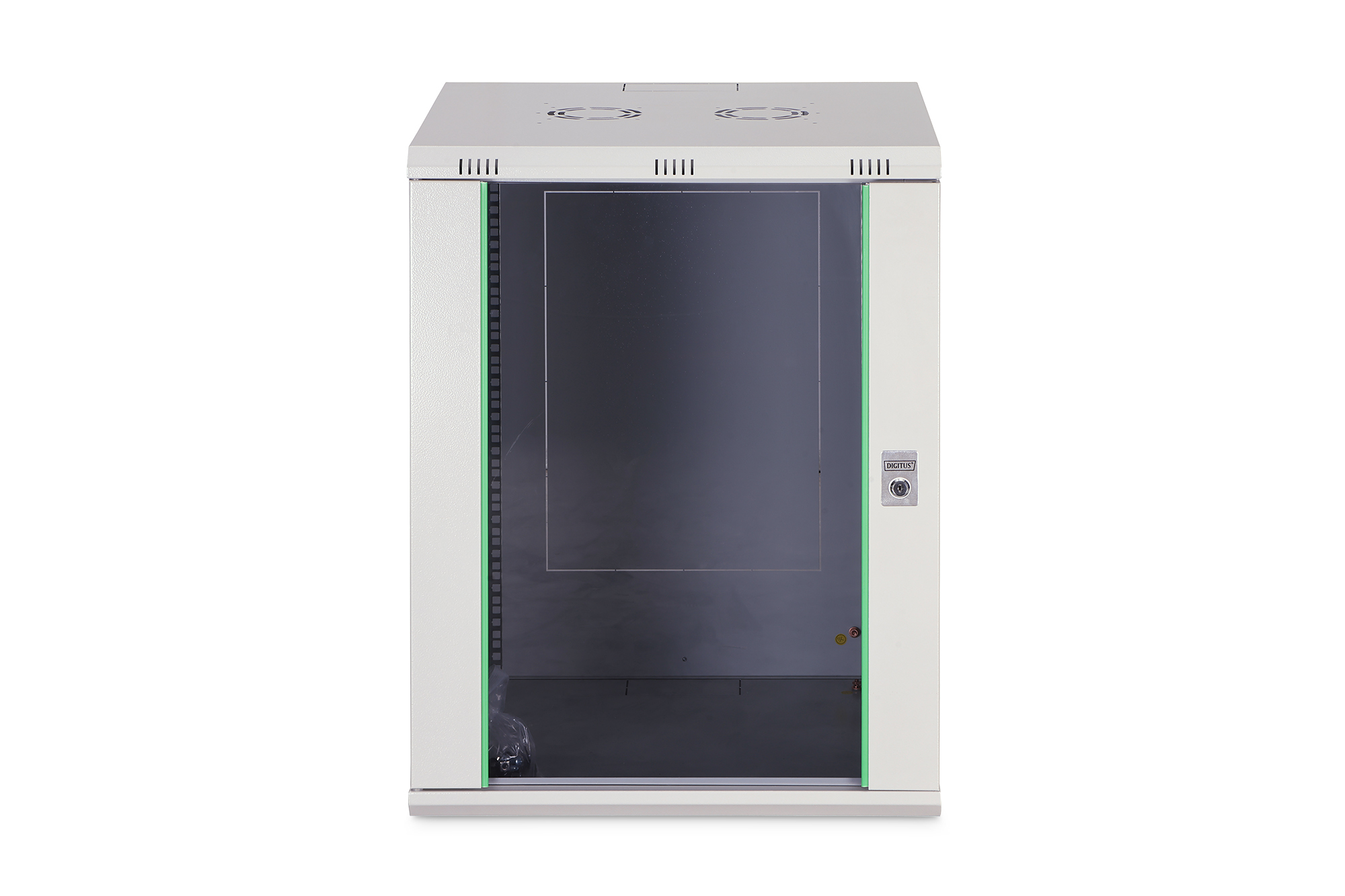 DIGITUS Dynamic Basic 16U 19" wall-mount cabinet, 600 × 600 mm (W × D), grey — view 3