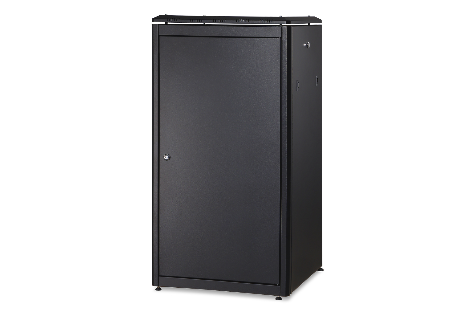 DIGITUS Unique 22U 19" network cabinet, 600 × 600 mm (W × D), black — view 2