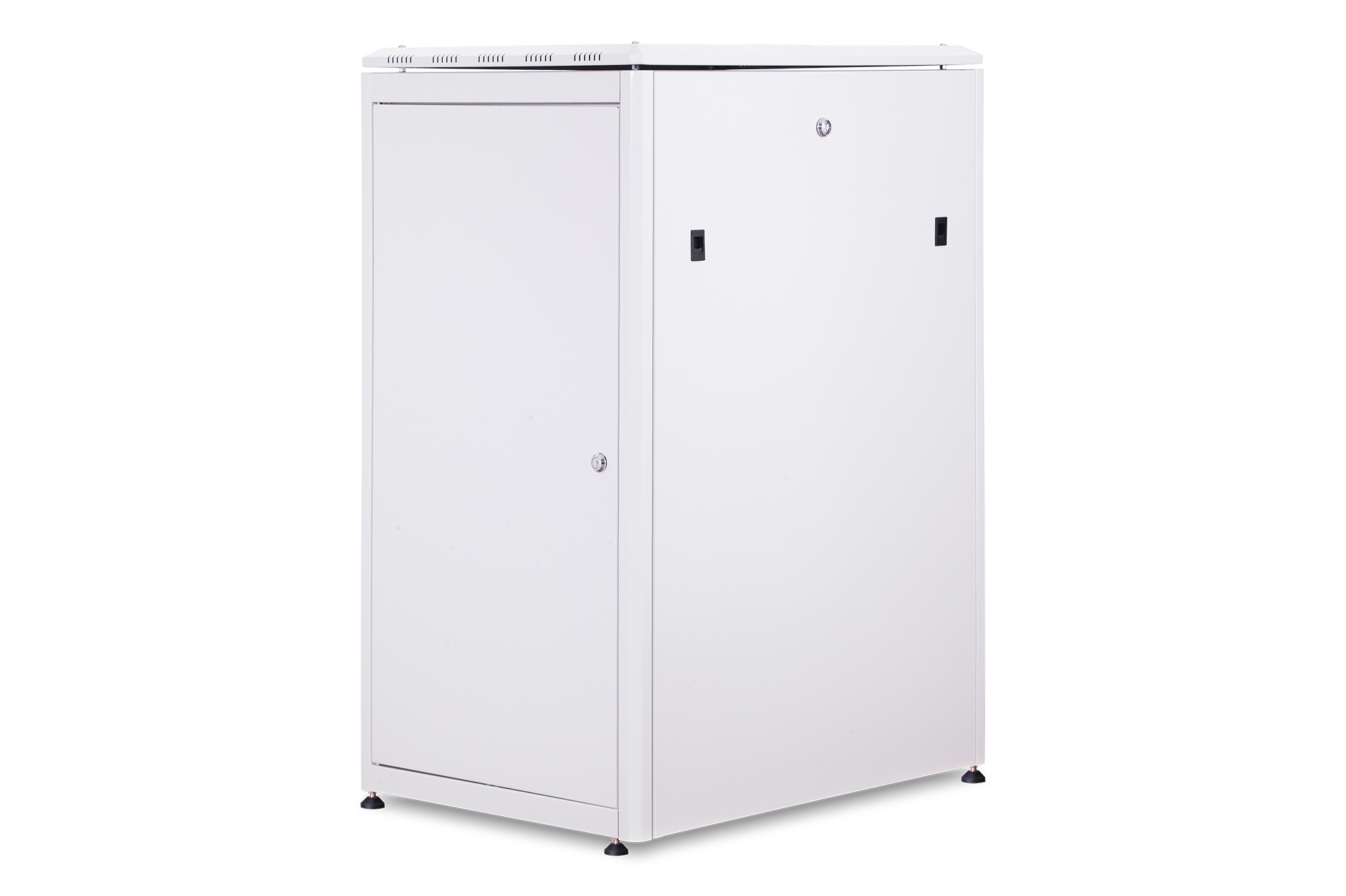 DIGITUS Unique 22U 19" network cabinet, 600 × 800 mm (W × D), grey — view 2