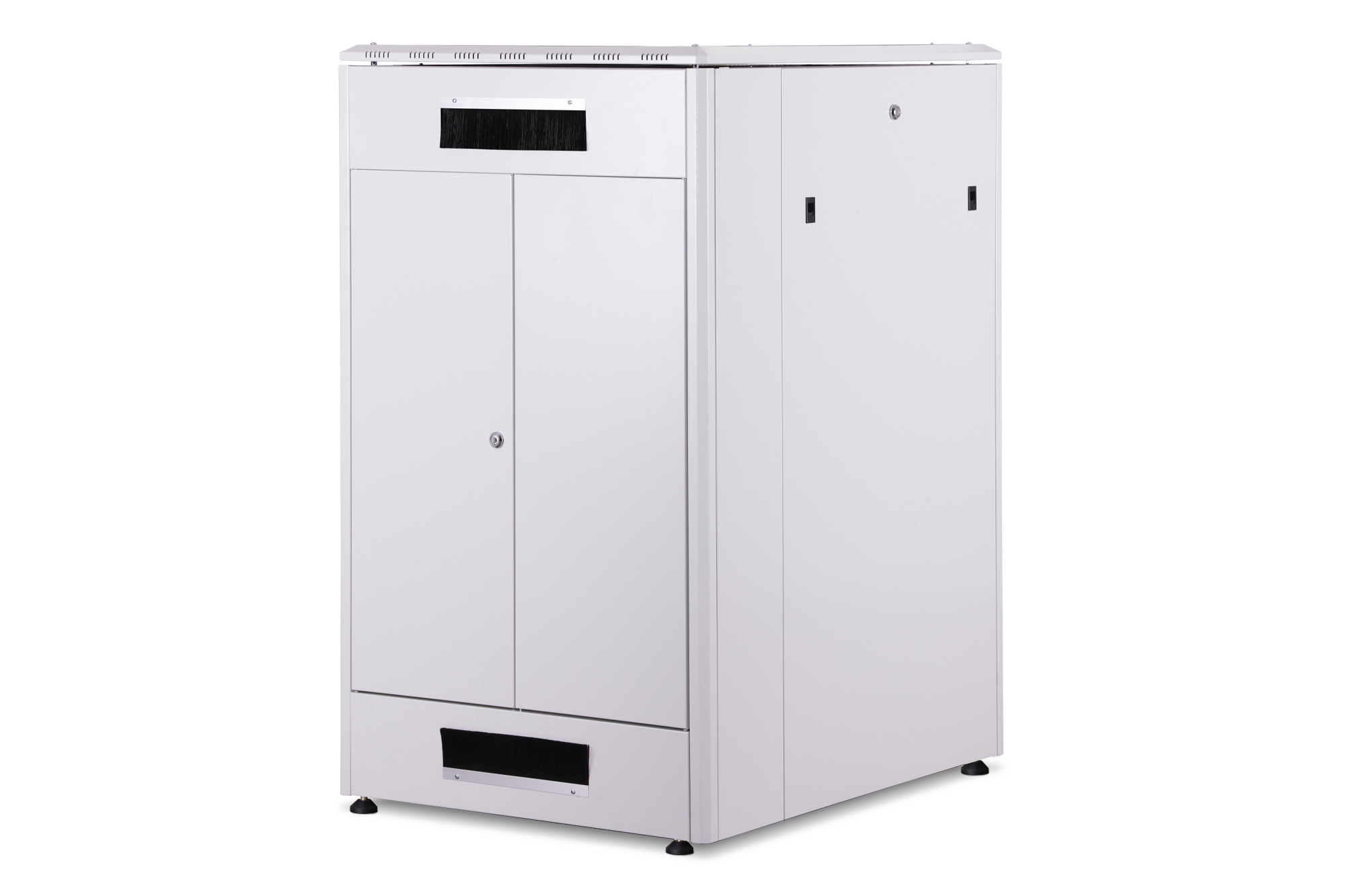 DIGITUS Unique 26U 19" network cabinet, 800 × 1000 mm (W × D), grey — view 2